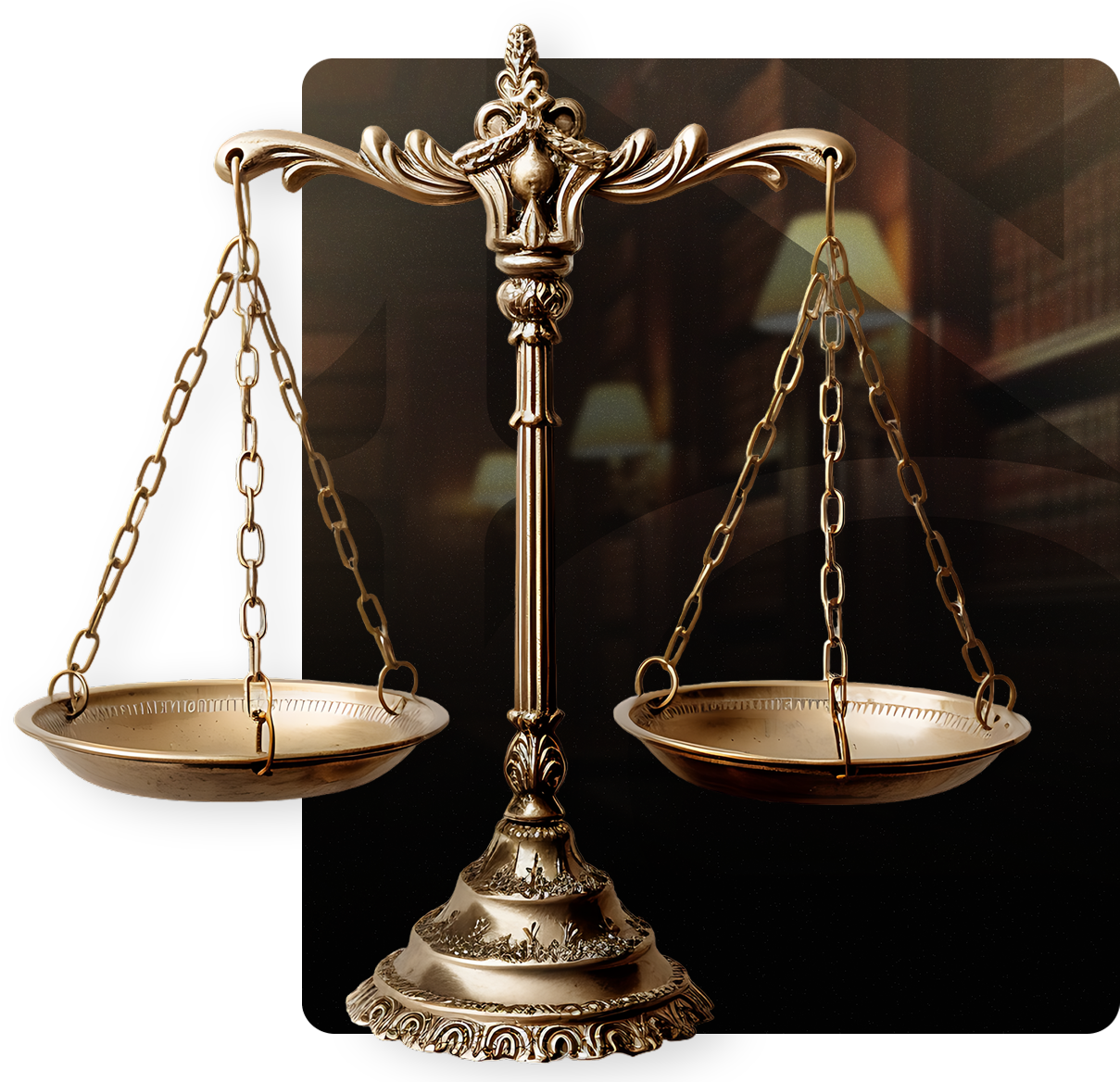 Ícone de balança da justiça sem fundo